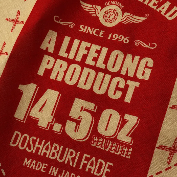 THE FLAT FEAD(フラットヘッド)14.5oz ワイドストレート ジーンズ FN-3004