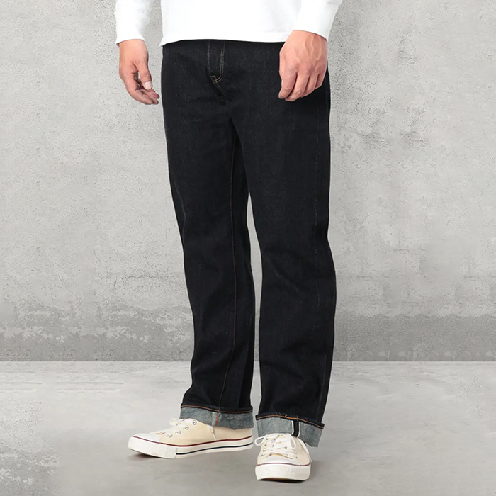 THE FLAT FEAD(フラットヘッド)14.5oz ワイドストレート ジーンズ FN-3004