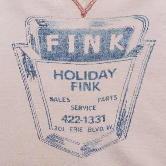 BOWWOW BWU-ODVSF OVERFADED DOUBLE V SWEATSHIRT - FINK MOTOR