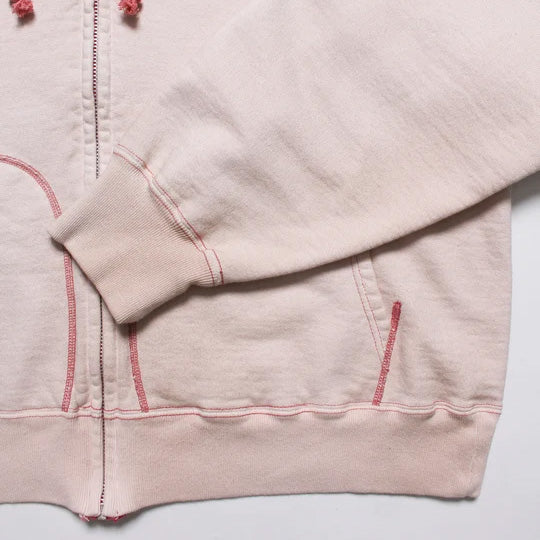 BOWWOW BWU-OFZH OVERFADED ZIP HOODIE