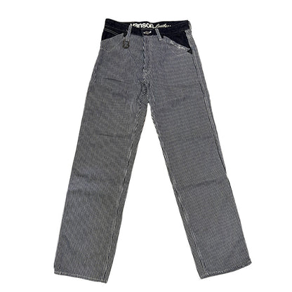 VANSON NVBL-404 WORK PANTS ダックワークパンツ ヒッコリー