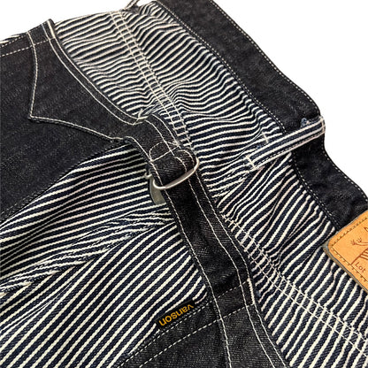 VANSON NVBL-404 WORK PANTS ダックワークパンツ ヒッコリー