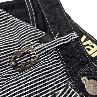 VANSON NVBL-404 WORK PANTS ダックワークパンツ ヒッコリー
