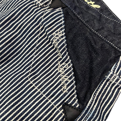 VANSON NVBL-404 WORK PANTS ダックワークパンツ ヒッコリー