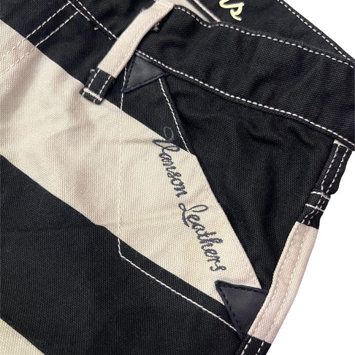 VANSON NVBL-404 WORK PANTS ダックワークパンツ ボーダー