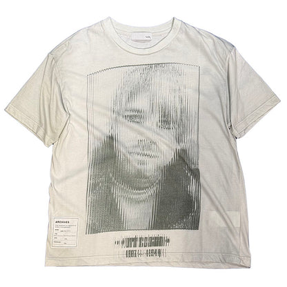 TOLQ(トルク)Trompe l'oeil Schletter T-shirts (S/S)26-2504:White