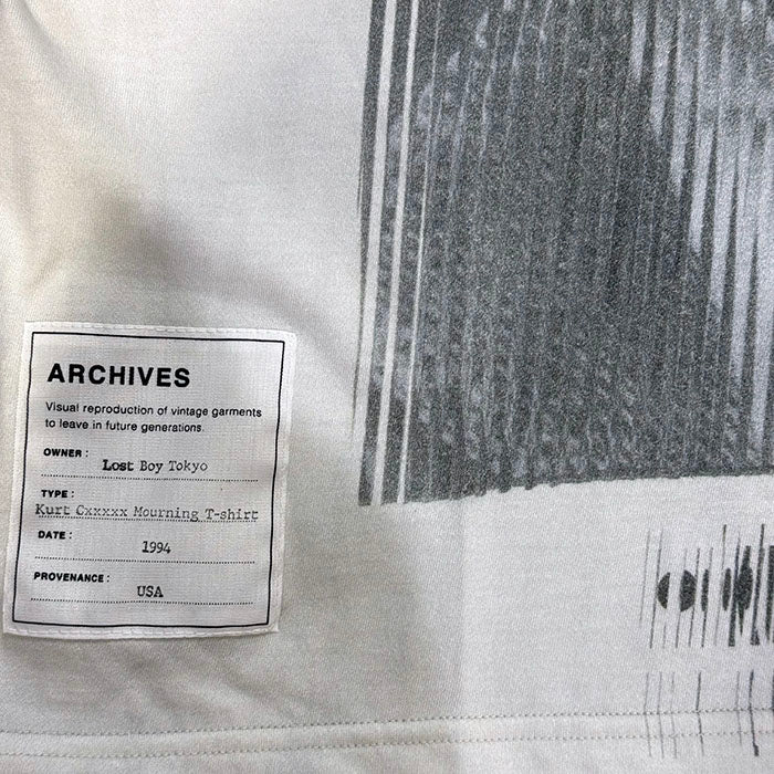 TOLQ(トルク)Trompe l'oeil Schletter T-shirts (S/S)26-2504:White