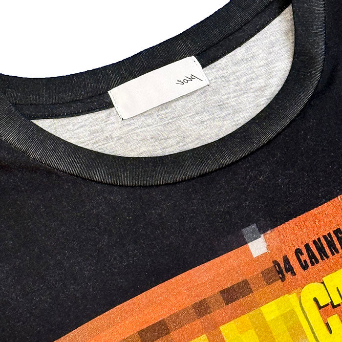 TOLQ(トルク)Trompe l'oeil Mosaic T-shirts (S/S)26-2504:Black