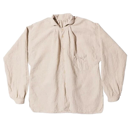 The 2 Monkeys Linen Cambrai Shirt TM21160 Ecru