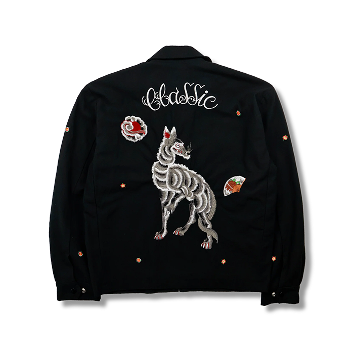 FULL COUNT(フルカウント)2054-1 Classic Tattoo Embroidery Sport Jacket Original Drawing by “HORIDAI”
