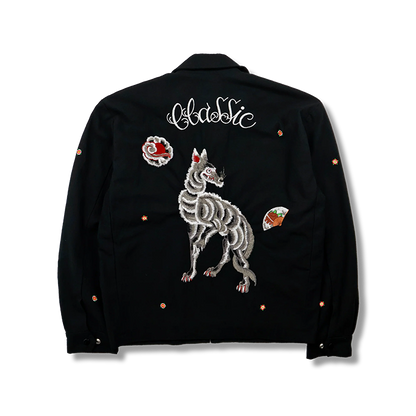 FULL COUNT(フルカウント)2054-1 Classic Tattoo Embroidery Sport Jacket Original Drawing by “HORIDAI”