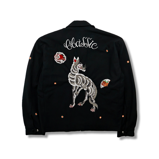 FULL COUNT(フルカウント)2054-1 Classic Tattoo Embroidery Sport Jacket Original Drawing by “HORIDAI”