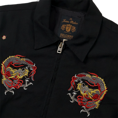 FULL COUNT(フルカウント)2054-1 Classic Tattoo Embroidery Sport Jacket Original Drawing by “HORIDAI”