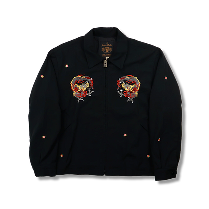 FULL COUNT(フルカウント)2054-1 Classic Tattoo Embroidery Sport Jacket Original Drawing by “HORIDAI”