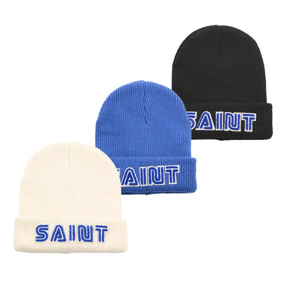 SAINT Mxxxxxx × SEGA SM-HR1-0000-C65 / SG_KNIT CAP / SAINT SEGA / BLACK