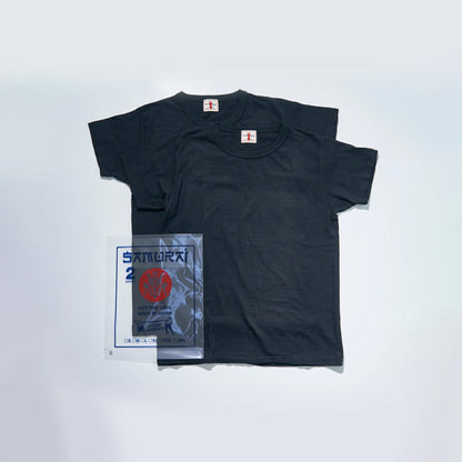 SAMURAI JEANS(サムライジーンズ) 2PST-01 無地クルーネック2パックTシャツ White Black Navy Olive