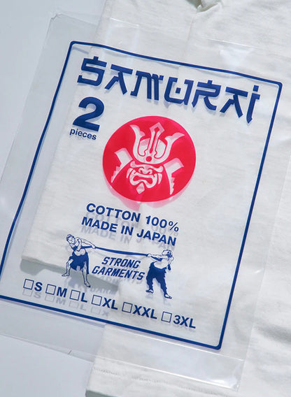 SAMURAI JEANS(サムライジーンズ) 2PST-01 無地クルーネック2パックTシャツ White Black Navy Olive