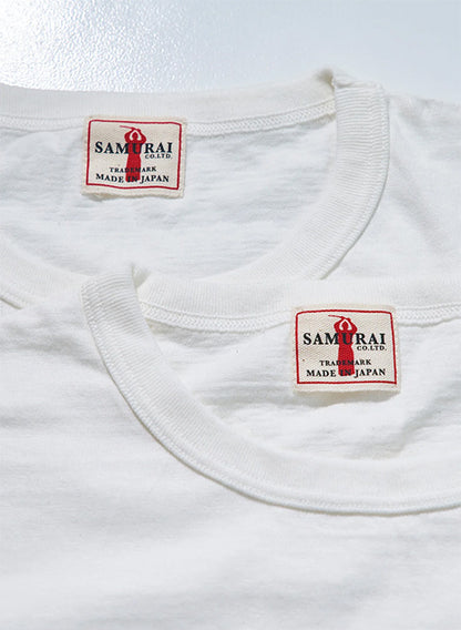 SAMURAI JEANS(サムライジーンズ) 2PST-01 無地クルーネック2パックTシャツ White Black Navy Olive