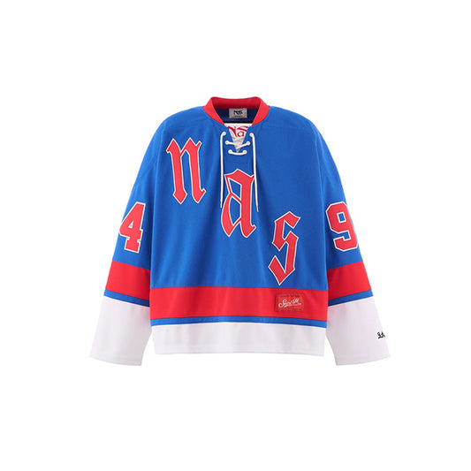 SAINT Mxxxxxx × NAS SM-HR1-0000-C21 / NAS_GAME SHIRT / BLUE