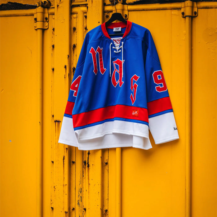 SAINT Mxxxxxx × NAS SM-HR1-0000-C21 / NAS_GAME SHIRT / BLUE