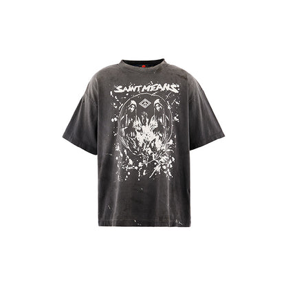 SAINT Mxxxxxx SM-MK1-0000-C50 / BKM_SS T-SHIRT / SAINT MEANS / BLACK