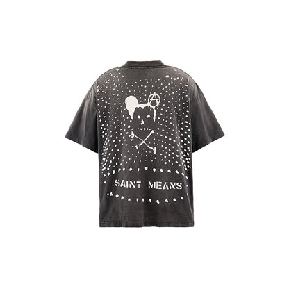 SAINT Mxxxxxx SM-MK1-0000-C50 / BKM_SS T-SHIRT / SAINT MEANS / BLACK