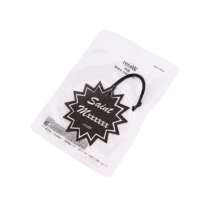 SAINT Mxxxxxx SM-MK1-0000-C80 / retaW_FRAGRANCE CAR TAG / BLACK