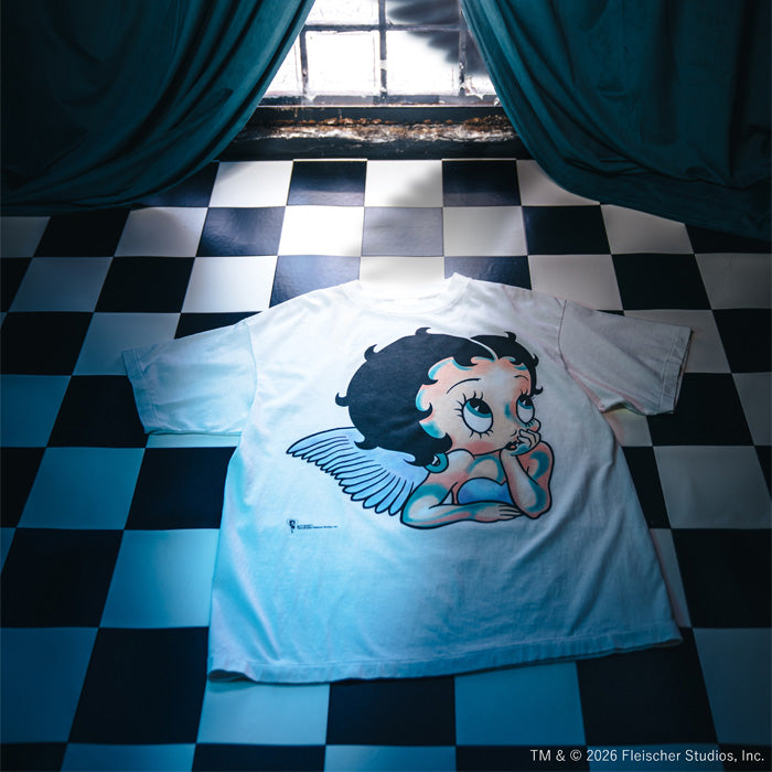 SAINT Mxxxxxx × BETTY BOOP™ SM-MK1-0000-C11 / BTY_SS T-SHIRT / ANGEL / WHITE