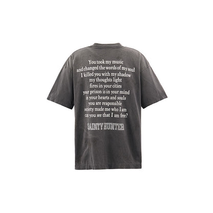 SAINT Mxxxxxx × BOUNTY HUNTER SM-MK8-0000-C28 / BH_SS TEE / SKULLK& BABY-M / BLACK