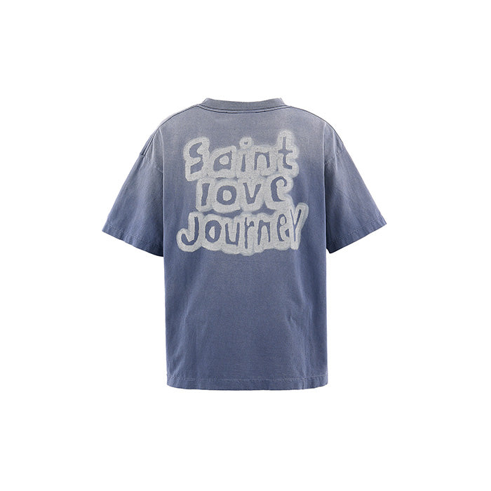 SAINT Mxxxxxx SM-MK8-0000-020 / SS T-SHIRT / SAINT SERVICE / NAVY