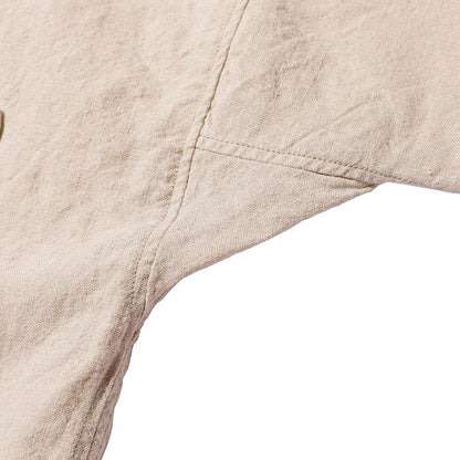 The 2 Monkeys Linen Cambrai Shirt TM21160 Ecru