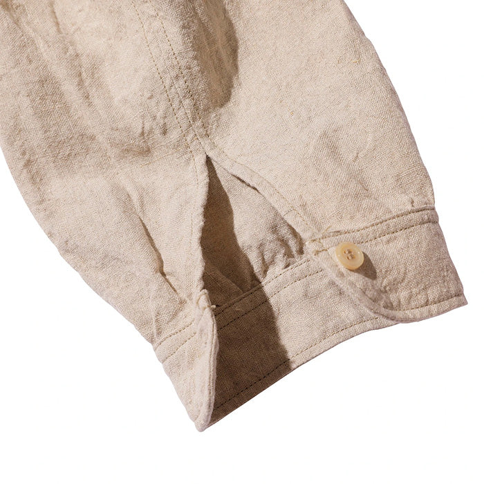 The 2 Monkeys Linen Cambrai Shirt TM21160 Ecru