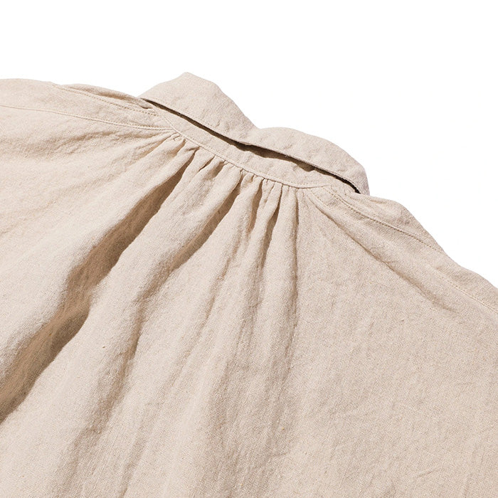 The 2 Monkeys Linen Cambrai Shirt TM21160 Ecru