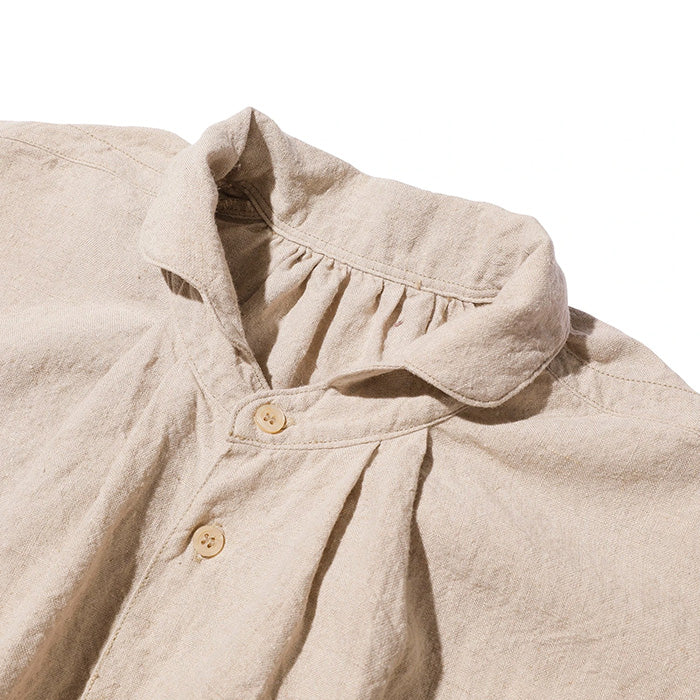 The 2 Monkeys Linen Cambrai Shirt TM21160 Ecru – UNIQUE＆SON'S