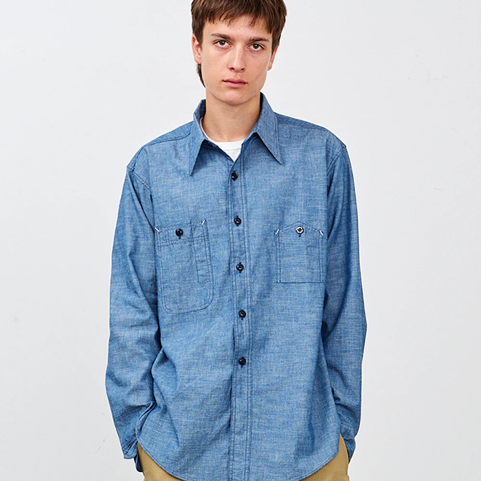 BIG YANK(ビッグヤンク)Y1942 CHAMBRAY SHIRT