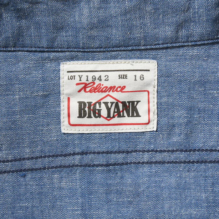 BIG YANK(ビッグヤンク)Y1942 CHAMBRAY SHIRT