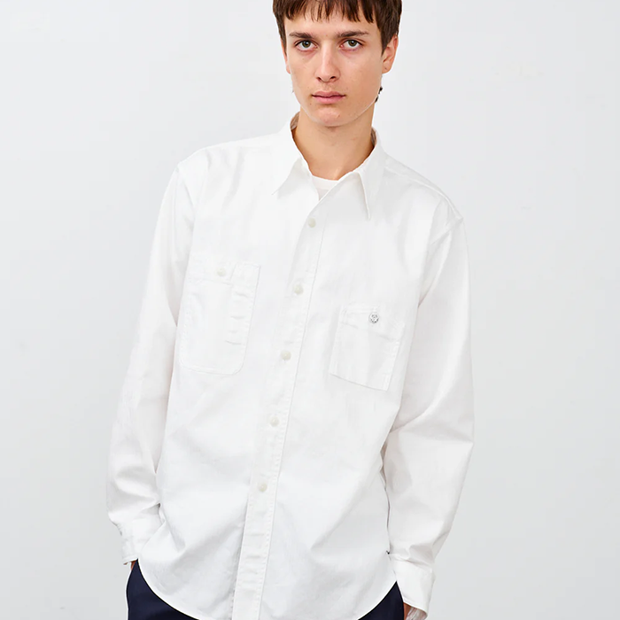 BIG YANK(ビッグヤンク)Y1943 L/W HBT SHIRT:WHITE – UNIQUE＆SON'S