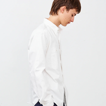 BIG YANK(ビッグヤンク)Y1943 L/W HBT SHIRT:WHITE