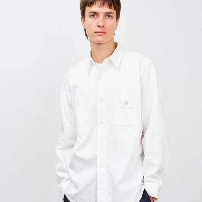BIG YANK(ビッグヤンク)Y1943 L/W HBT SHIRT:WHITE
