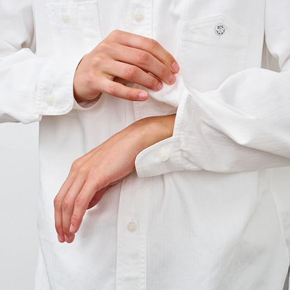 BIG YANK(ビッグヤンク)Y1943 L/W HBT SHIRT:WHITE