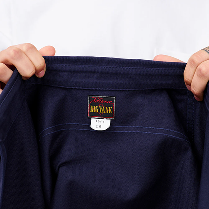 BIG YANK(ビッグヤンク)Y1944 HBT SHIRT:NAVY
