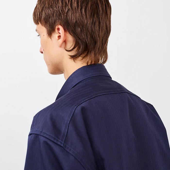 BIG YANK(ビッグヤンク)Y1944 HBT SHIRT:NAVY