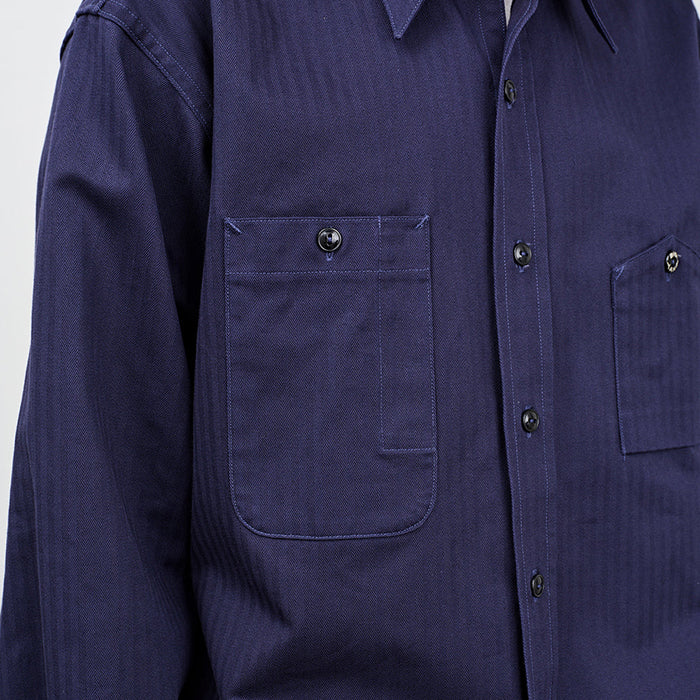 BIG YANK(ビッグヤンク)Y1944 HBT SHIRT:NAVY