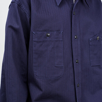 BIG YANK(ビッグヤンク)Y1944 HBT SHIRT:NAVY
