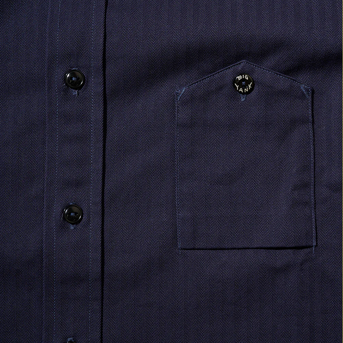 BIG YANK(ビッグヤンク)Y1944 HBT SHIRT:NAVY