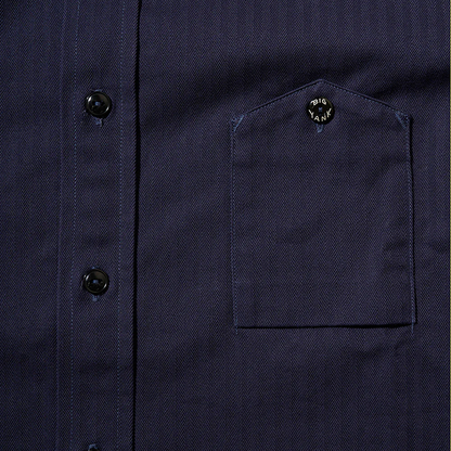 BIG YANK(ビッグヤンク)Y1944 HBT SHIRT:NAVY