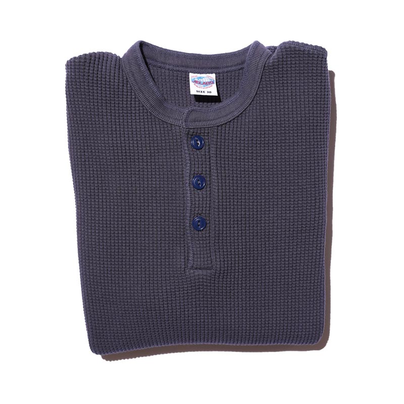 JELADO Mega Thermal Henly Neck 【AB94236】6Color:Black Vanilla Sage Green Fade Navy Coyote Nachos