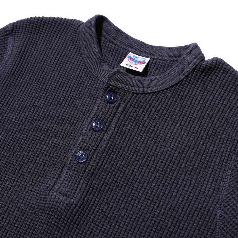 JELADO Mega Thermal Henly Neck 【AB94236】6Color:Black Vanilla Sage Green Fade Navy Coyote Nachos