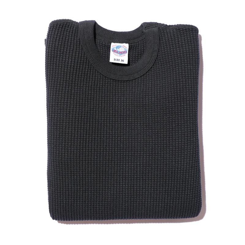 JELADO AB94237 Mega Thermal Crew Neck Black Vanilla Nachos