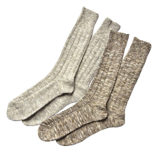THE REAL McCOY'S,JOE McCOY OUTDOOR SOCKS 'CAMP':O.KHKAI SNOW GRAY